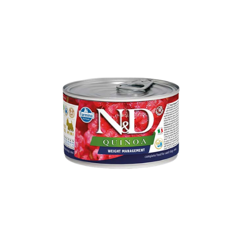 Farmina N&D Quinoa Mini Weight Management lamb and quinoa 140gr