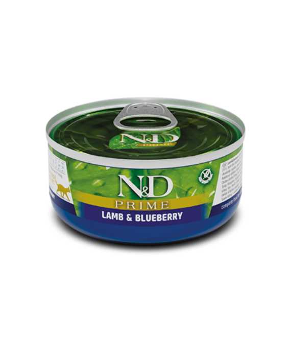 N&D për mace adult Qingj & Boronicë 70 gr