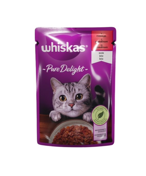 Whiskas Pure Delight me Mish Vici  85 gr