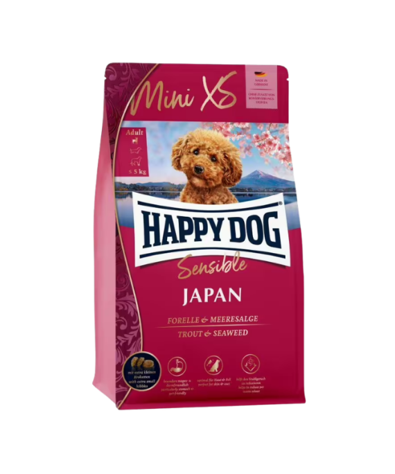 Happy Dog Mini Japan me Trofte 300G