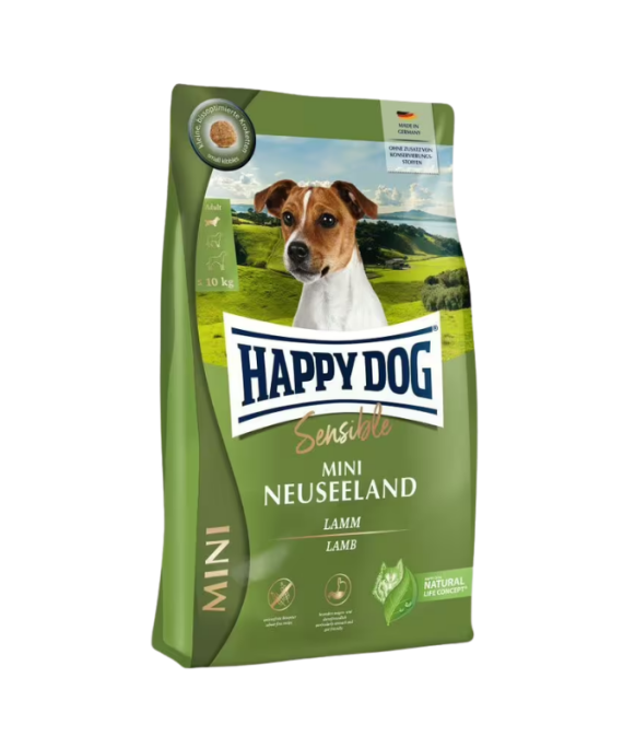 Happy Dog Adult Mini Neuseeland Qingj 4 kg