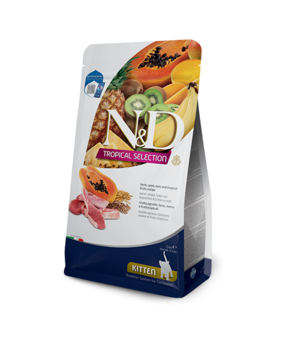 N&D Cat Tropical Selection per Kotele Qingj  1.5kg