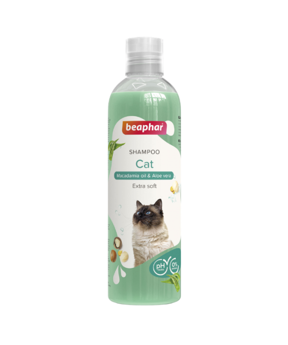 Beaphar Shampoo për mace me vaj makadamia & aloe vera 250ml