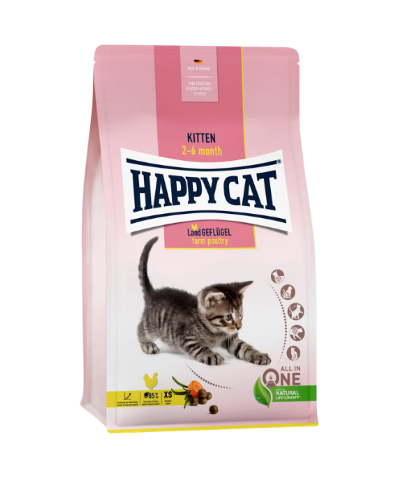Happy Cat Kitten me Pule 4 kg