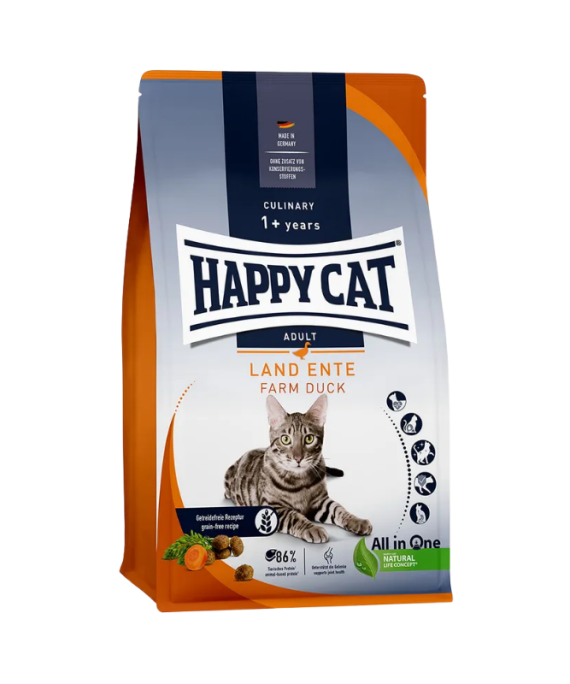 Happy Cat Adult Farm Duck me rose 4 kg