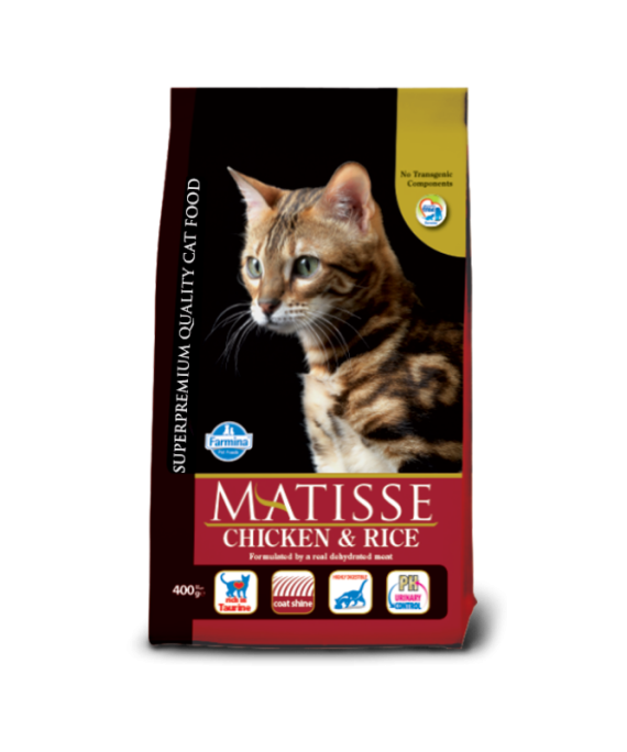 Matisse pule & oriz për mace adulte 1.5kg