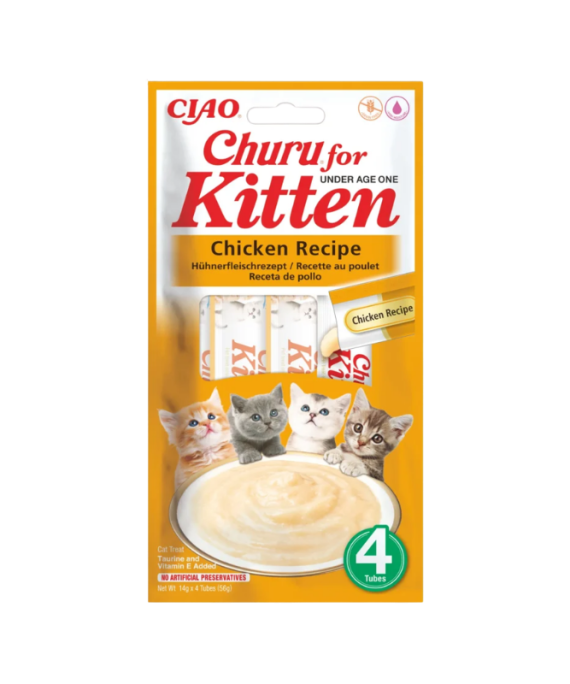 INABA Churu Kitten me Pule 4×14 g