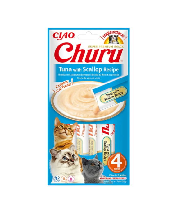 Inaba Churu per Mace Tuna dhe Skallop 4x14 gr