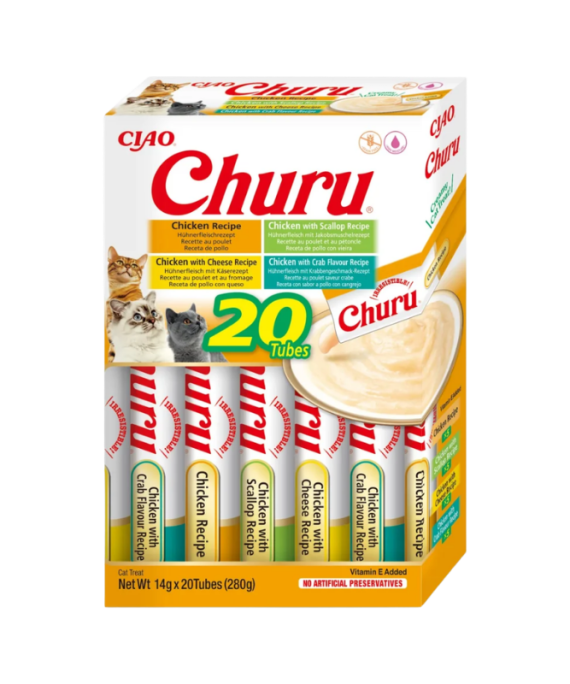 INABA Churu Variety Box per Mace Me Pule 20 × 14 g