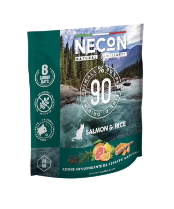 Necon Salmon & Oriz per Mace Adult 400 gr