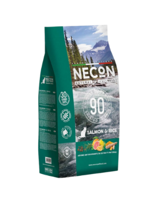 Necon me Salmon dhe Oriz per mace adulte 1.5kg