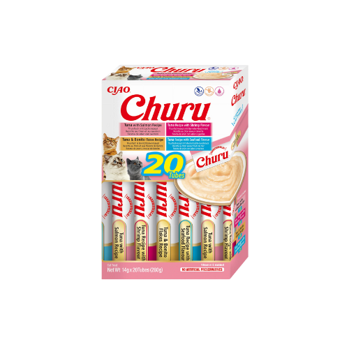 INABA Churu Variety Box per Mace Me Ushqime Deti 20 × 14 g