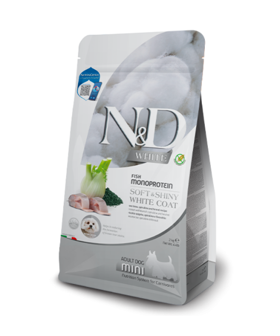 N&D White Monoprotein Adult Mini Levrek 2kg