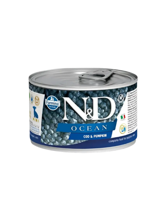N&D Adult Mini Merluce dhe Kungull 140 gr