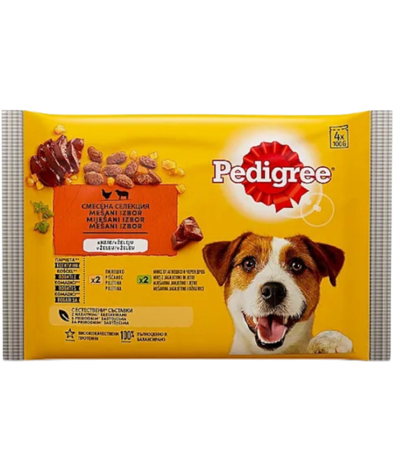 Pedigree Vic & Pule Adult Dog 4x100gr