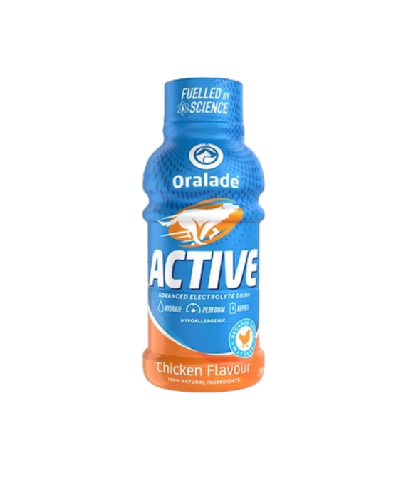 Oralade Elektrolit Pije per qen me Pule 250ml