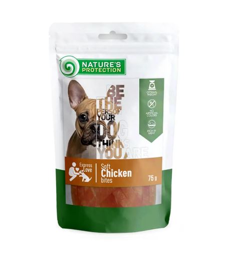 Nature's Protection snack for dogs chicken bites 75gr
