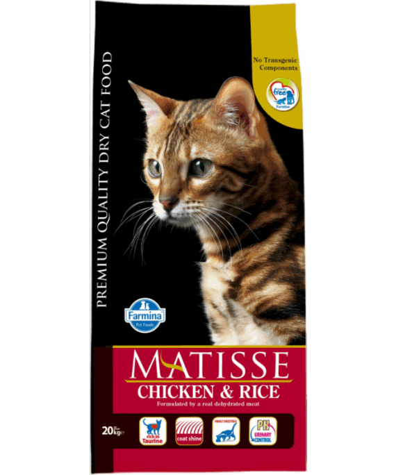Farmina Matisse Chicken & Rice - Ushqim i thate per mace 20kg