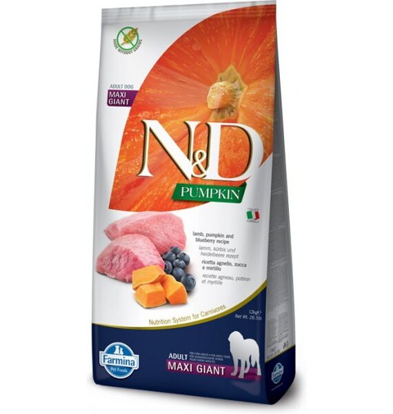Farmina N&D Pumpkin Adult Maxi Giant Lamb 12kg