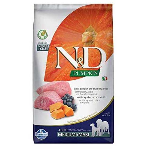 Farmina N&D Grain-Free Pumpkin & Lamb Adult Medium Maxi 2.5 kg