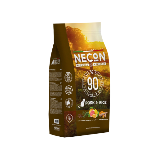 Necon me mish derri dhe oriz per mace adult 1,5 kg