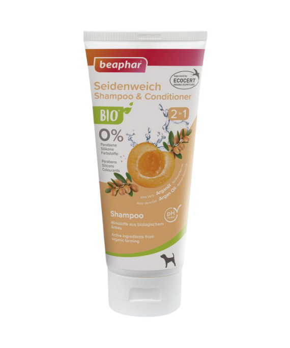 Beaphar Shampo dhe Balsam BIO Cosmetic 2 in 1 per Qen