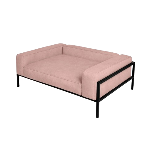Kensington M Blush Pink / Polished stainless steel frame