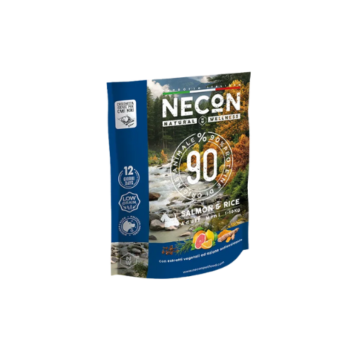 Necon Adult Dog Mini salmon dhe oriz 800 gr