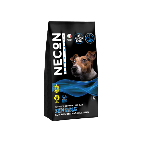 Necon Monoprotein All breed dogs Salmon dhe Bizele 3 kg