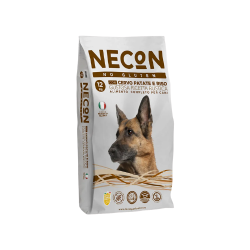 NECON ALL BREED DOGS MISH DRERI, PATATE DHE ORIZ 12 KG