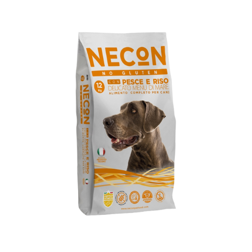 NECON DOG DELICATE me Peshk te Bardhe 12 KG