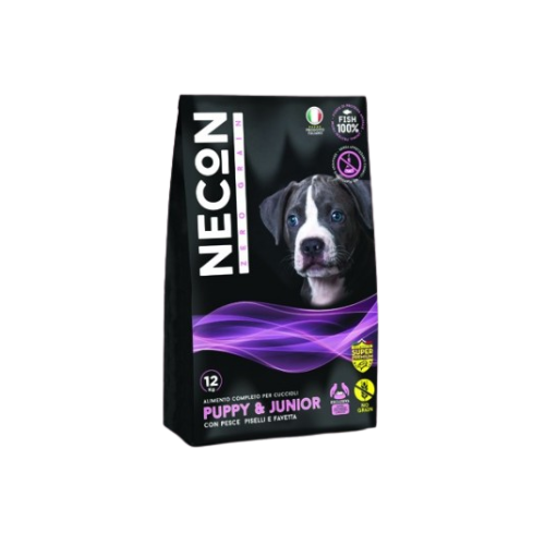 Necon Puppy me peshk dhe bizele 12 KG