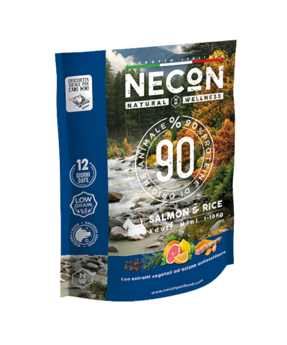 Necon Adult Dog Mini salmon dhe oriz 800 gr