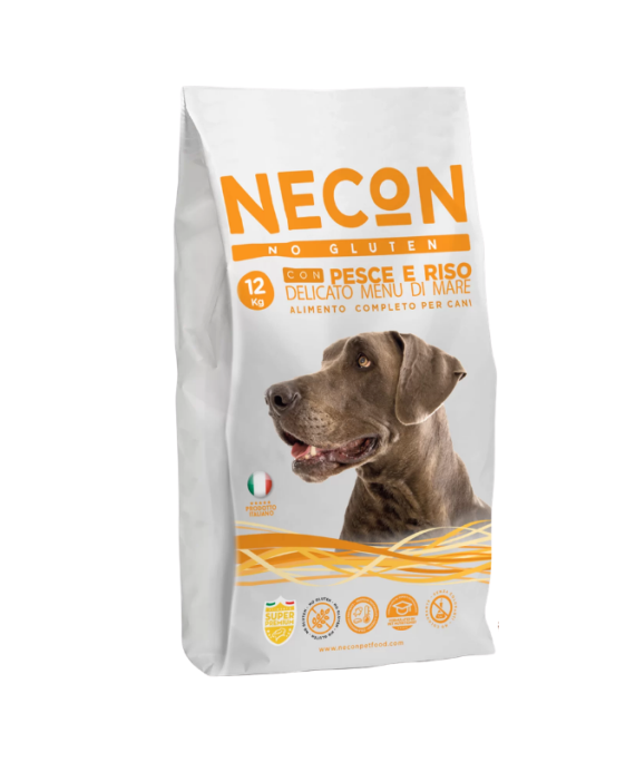 NECON DOG DELICATE me Peshk te Bardhe 12 KG