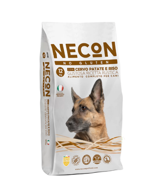 NECON ALL BREED DOGS MISH DRERI, PATATE DHE ORIZ 12 KG