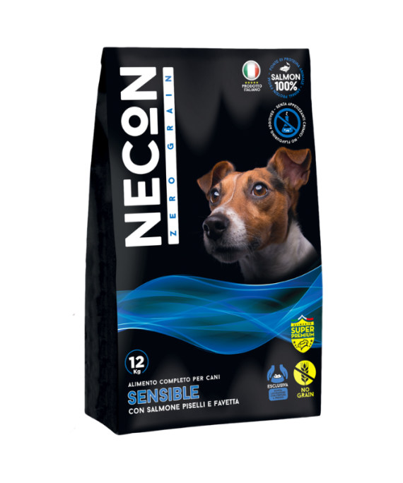 Necon Monoprotein All breed dogs Salmon dhe Bizele 3 kg