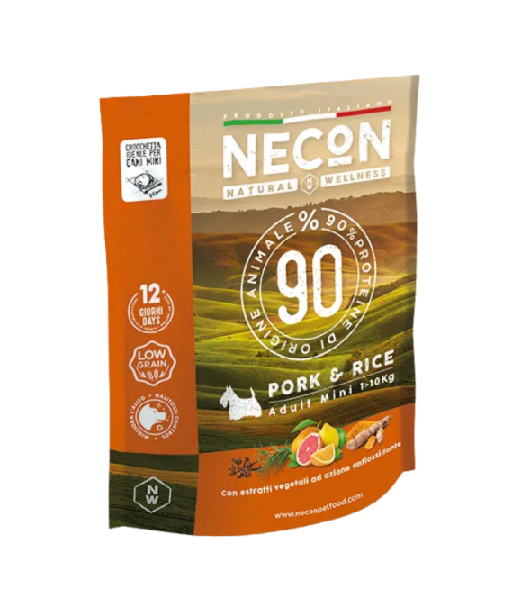Necon Adult Dog Mini mish Derri dhe oriz 800 gr