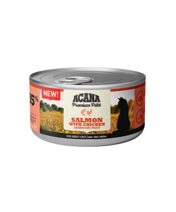 Acana Paté per Mace Salmon dhe Pule 85 gr