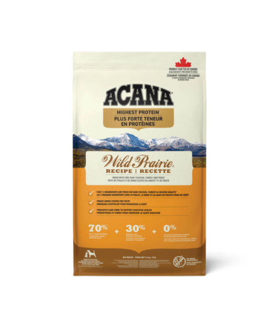 Acana per Qen Highest Protein WILD PRAIRIE 11,4 Kg