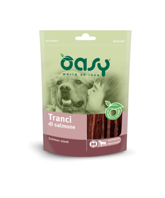 Oasy Snack per Qen Salmon steak 80 gr