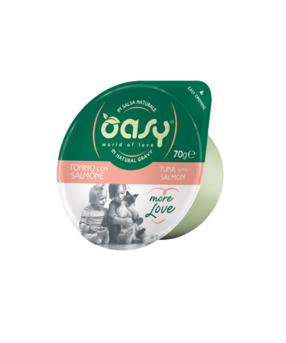 Oasy per Mace me Ton dhe Salmon 70 gr