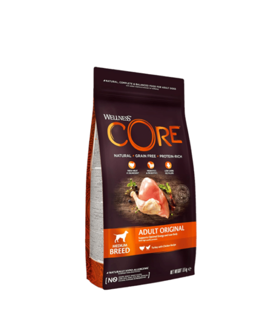 Core Adult Medium Breed Pule dhe Gjel Deti 1.8kg