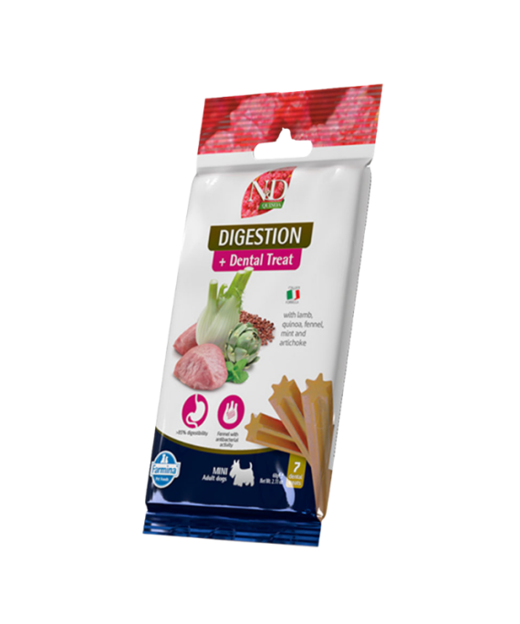 ND Treats per Adult Mini Digestion me Qingj 60 Gr