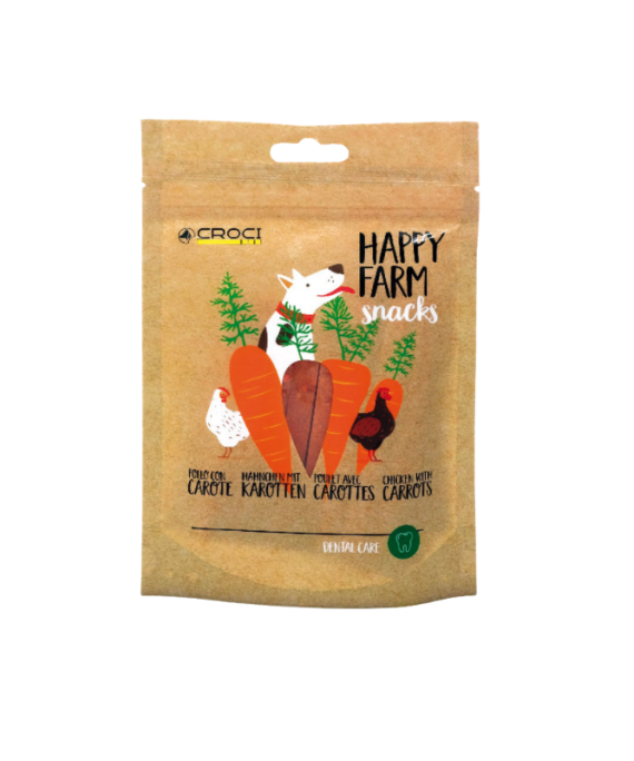 Croci Happy Farm Snack per Qen Pule dhe Karrote 80gr