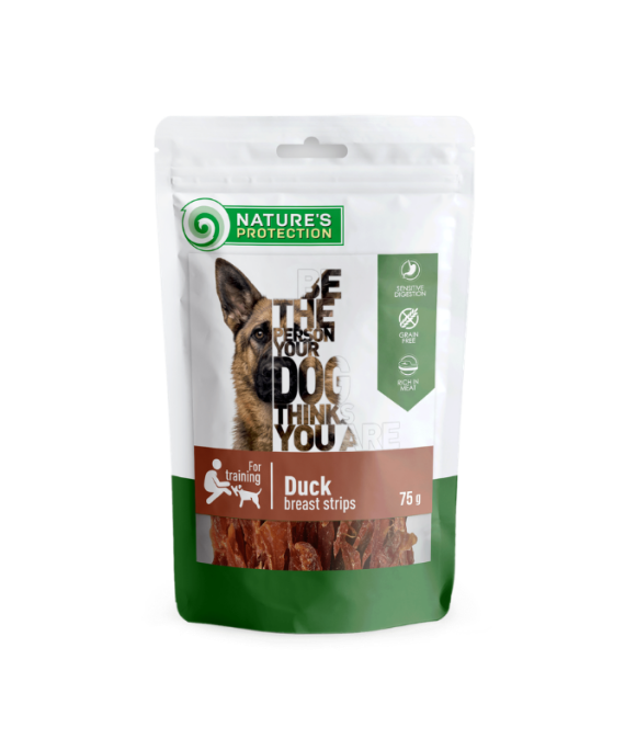 Natures Protection Snack per Qen Duck Breast Strips 75 gr