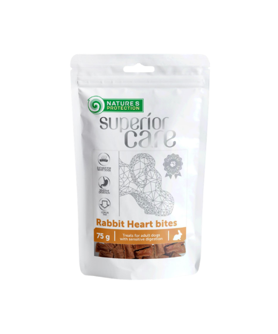 Natures Protection Snack per Qen Rabbit Heart Bites 75 gr
