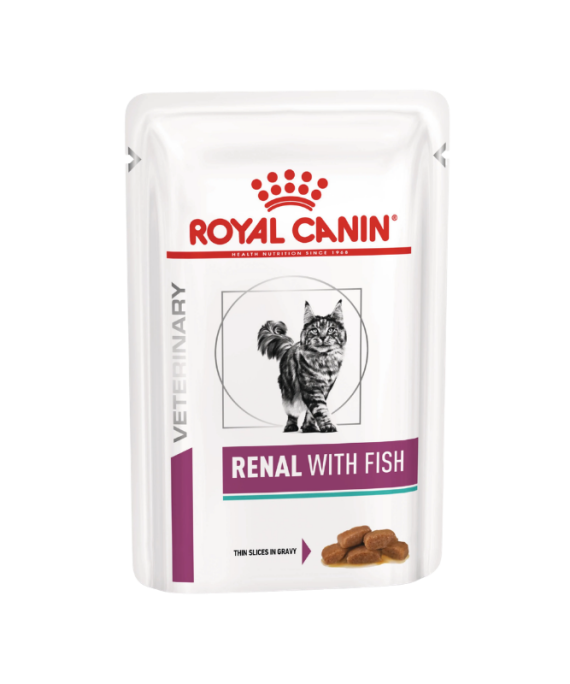 Royal Canine per Mace Renal me Peshk 85 gr