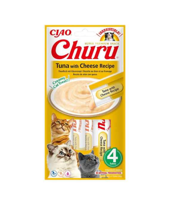 Inaba Churu per Ton dhe Djath  4x14 gr