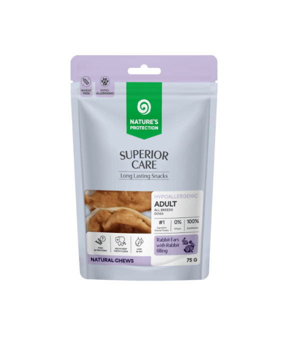 Natures Protection Rabbit Ear with Rabbit Filling 75 gr