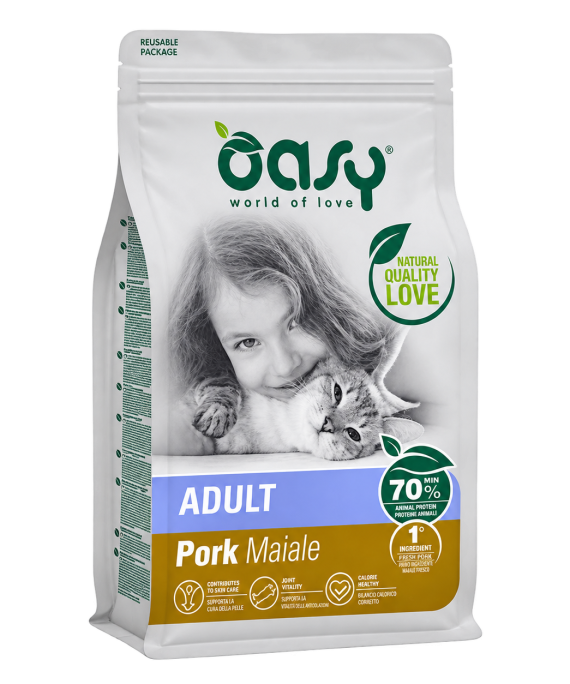 Oasy per Mace Adult te Sterilizuara me Mish Derri 1,5 kg